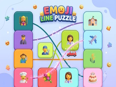 Cluiche Emoji Line Puzzle
