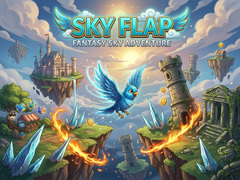 Cluiche Sky Flap: Fantasy Sky Adventure