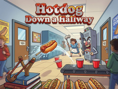 Cluiche Hotdog Down a Hallway