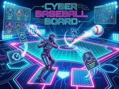 Cluiche Cyber Baseball Board