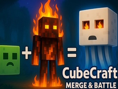 Cluiche Cube Craft Merge & battle