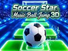 Cluiche Soccer Star - Music Ball Jump 3D