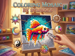 Cluiche Coloring Mosaic by Symbols