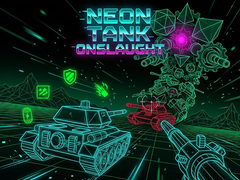 Cluiche Neon Tank Arena 3D
