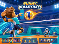 Cluiche Funny Volleyball