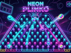 Cluiche Neon Plinko