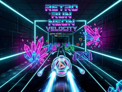 Cluiche Retro Run: Neon Velocity