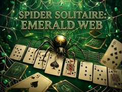 Cluiche Spider Solitaire: Emerald Web