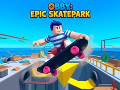 Cluiche Obby: Epic SkatePark