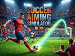 Cluiche Soccer Aiming Simulator in 3D