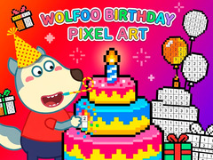 Cluiche Wolfoo Birthday Pixel Art