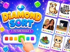 Cluiche Diamond Sort: Picture Puzzle