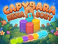 Cluiche Capybara Hexa Sort