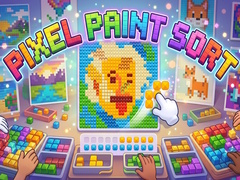 Cluiche Pixel Paint Sort