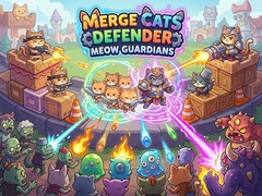 Cluiche Merge Cats Defender: Meow Guardians