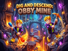 Cluiche Dig and Descend: Obby Mine