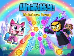 Cluiche Unikitty Rainbow Swap