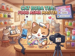 Cluiche Cat Boba Tea: Food ASMR Master