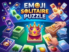 Cluiche Emoji Solitaire Puzzle