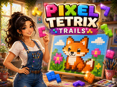 Cluiche Pixel Tetrix Trails