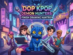 Cluiche DOP KPop Demon Hunters: Finish Drawing Hantrix