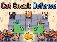 Cluiche Cat Snack Defense