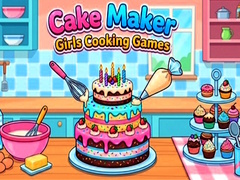 Cluiche Cake Maker: Girls Cooking Games