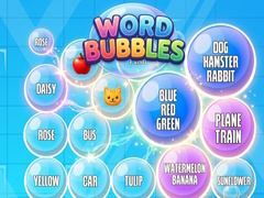 Cluiche Word bubbles