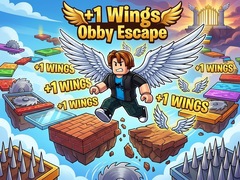 Cluiche +1 Wings Obby Escape