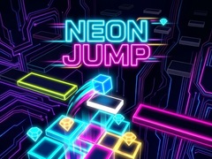 Cluiche Neon Jump
