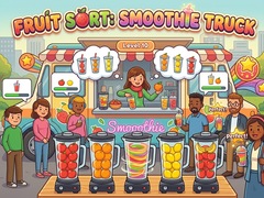 Cluiche Fruit Sort: Smoothie Truck
