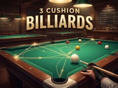 Cluiche 3 Cushion Billards
