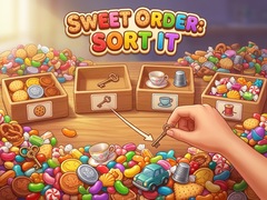 Cluiche Sweet Order: Sort It