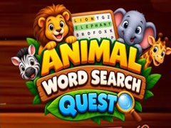 Cluiche Animal Word Search Quest