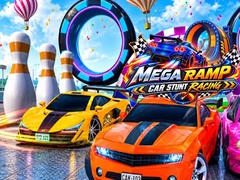 Cluiche Mega Ramp Car Stunt Racing