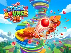 Cluiche Stack Bounce 3D