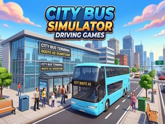 Cluiche City Bus Simulator Driving Games