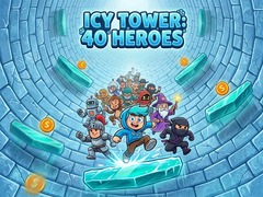 Cluiche Icy Tower: 40 Heroes