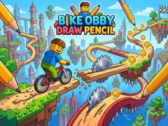 Cluiche Bike Obby Draw Pencil