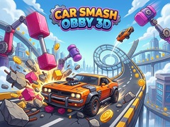 Cluiche Car Smash Obby 3D