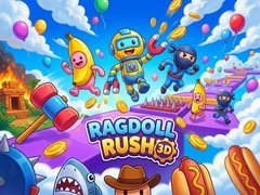 Cluiche Ragdoll Rush 3D