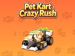 Cluiche Pet Kart crazy rush