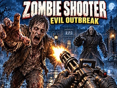 Cluiche Zombie Shooter Evil Outbreak