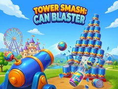 Cluiche Tower Smash: Can Blaster