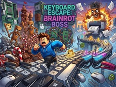 Cluiche Keyboard Escape: Brainrot Boss 