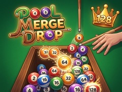 Cluiche Pool Merge Drop