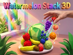 Cluiche Watermelon Stack 3D