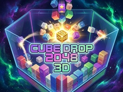 Cluiche Cube Drop 2048 3D