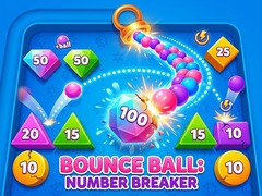 Cluiche Bounce Ball: Number Breaker