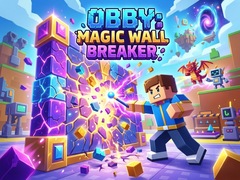 Cluiche Obby: Magic Wall Breaker
